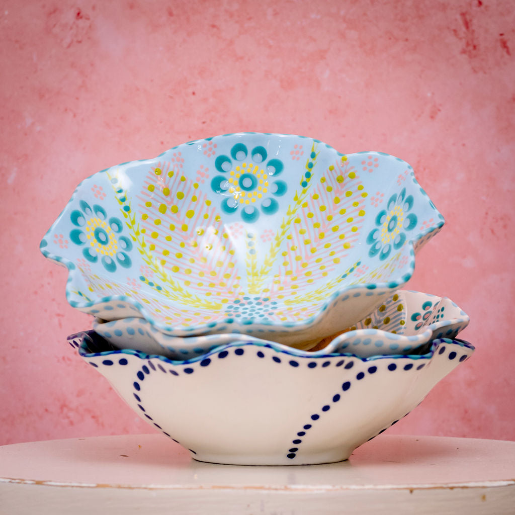 Potterswork Berry Bowl - Pale Blue