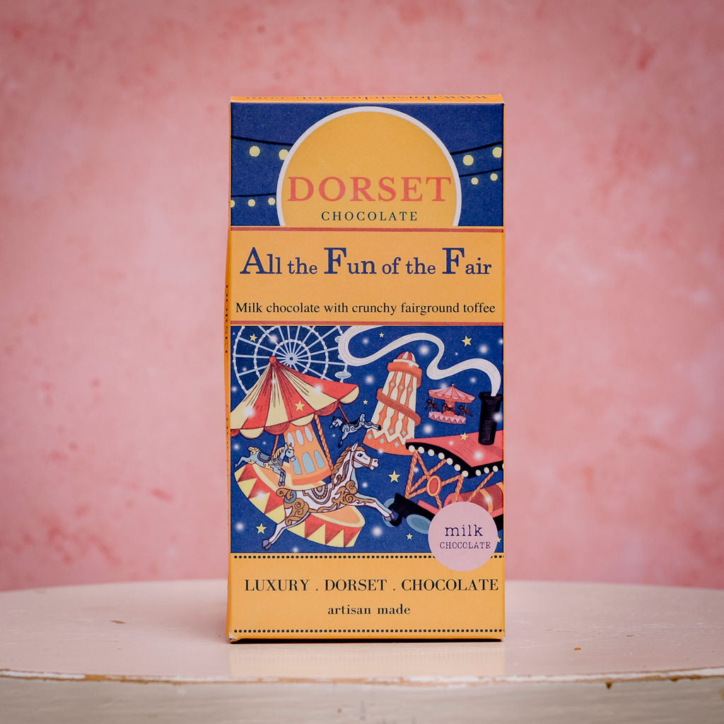 Dorset Chocolate - All Fun Of The Fair - creamy milk chocolate bar
