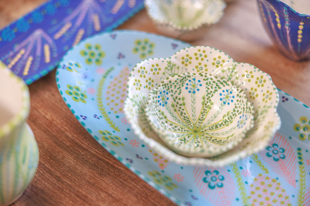 Potterswork Pudding Bowl - Blue