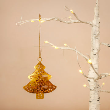 Golden Christmas Tree Decoration