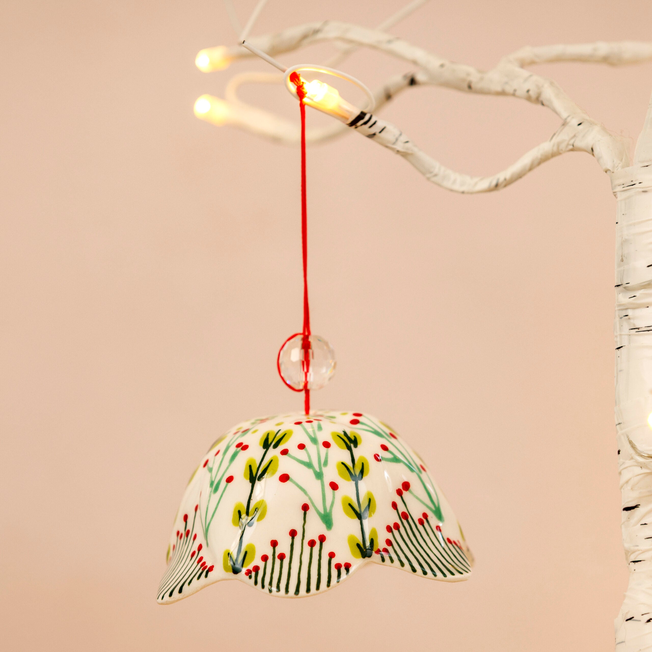 Potterswork Christmas Decorations - White Flower