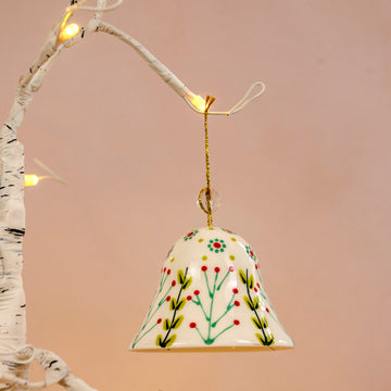 Potterswork Christmas Decorations - White Bell