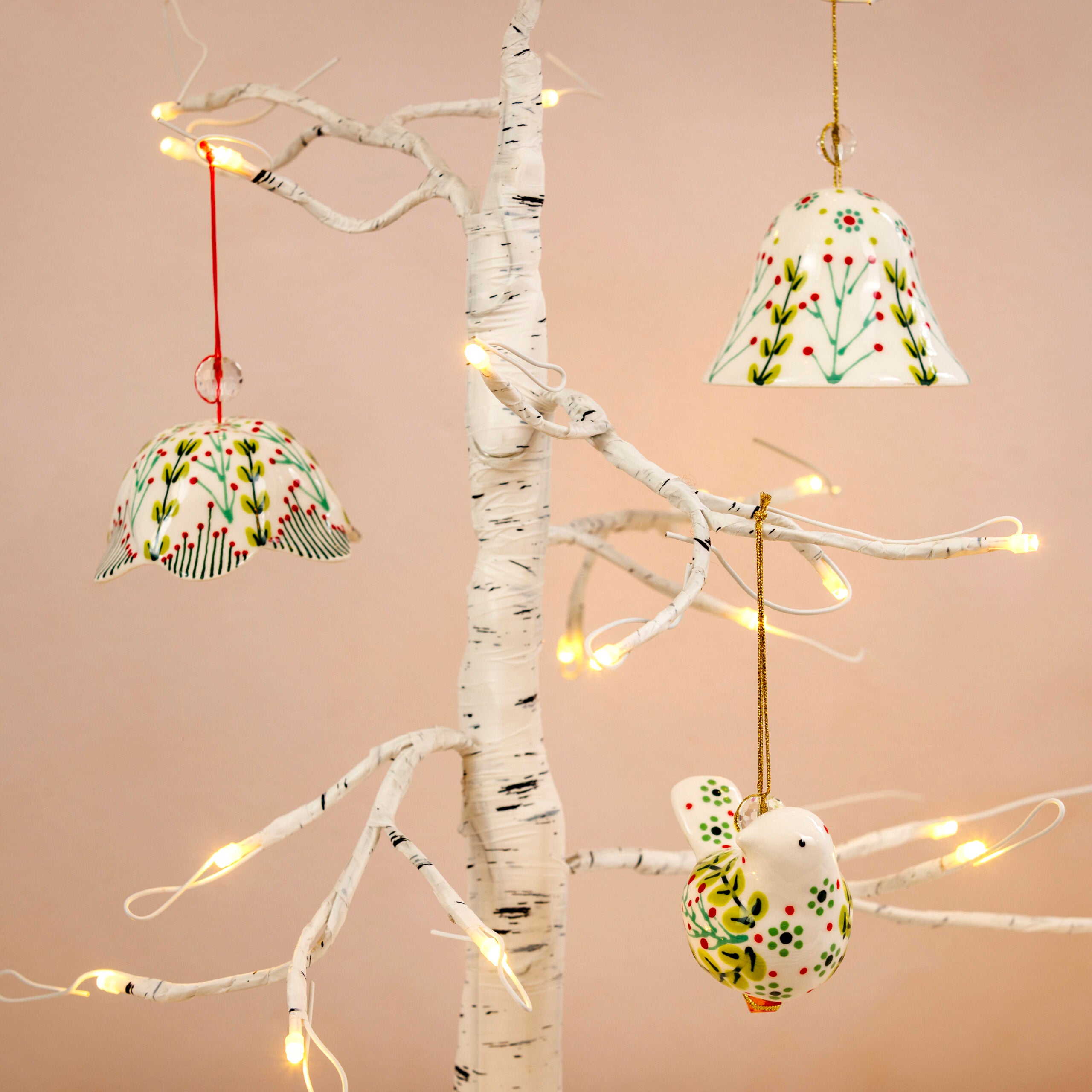 Potterswork Christmas Decorations - White Flower