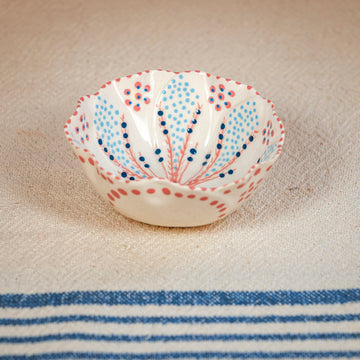 Potterswork Nibble Bowls - White and Pink
