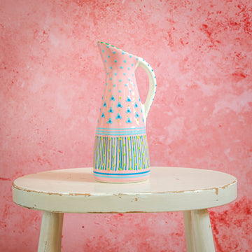 Potterswork Slim Jug - Pink