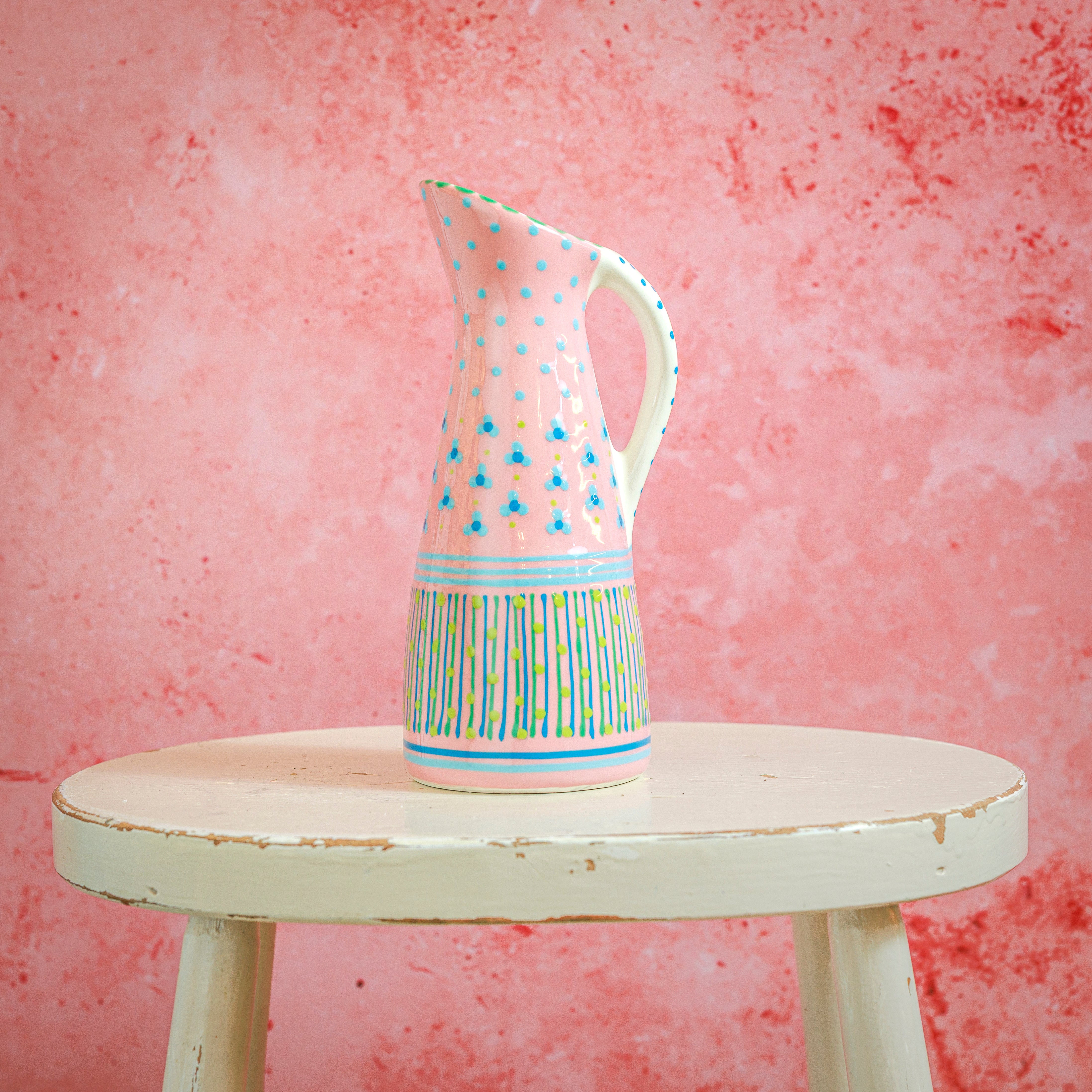 Potterswork Slim Jug - Pink