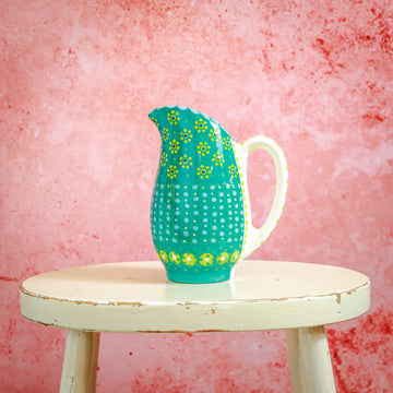 Potterswork Breakfast Jug - Turquoise