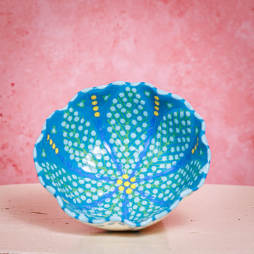 Potterswork Nibble Bowls - Pale Blue & Yellow