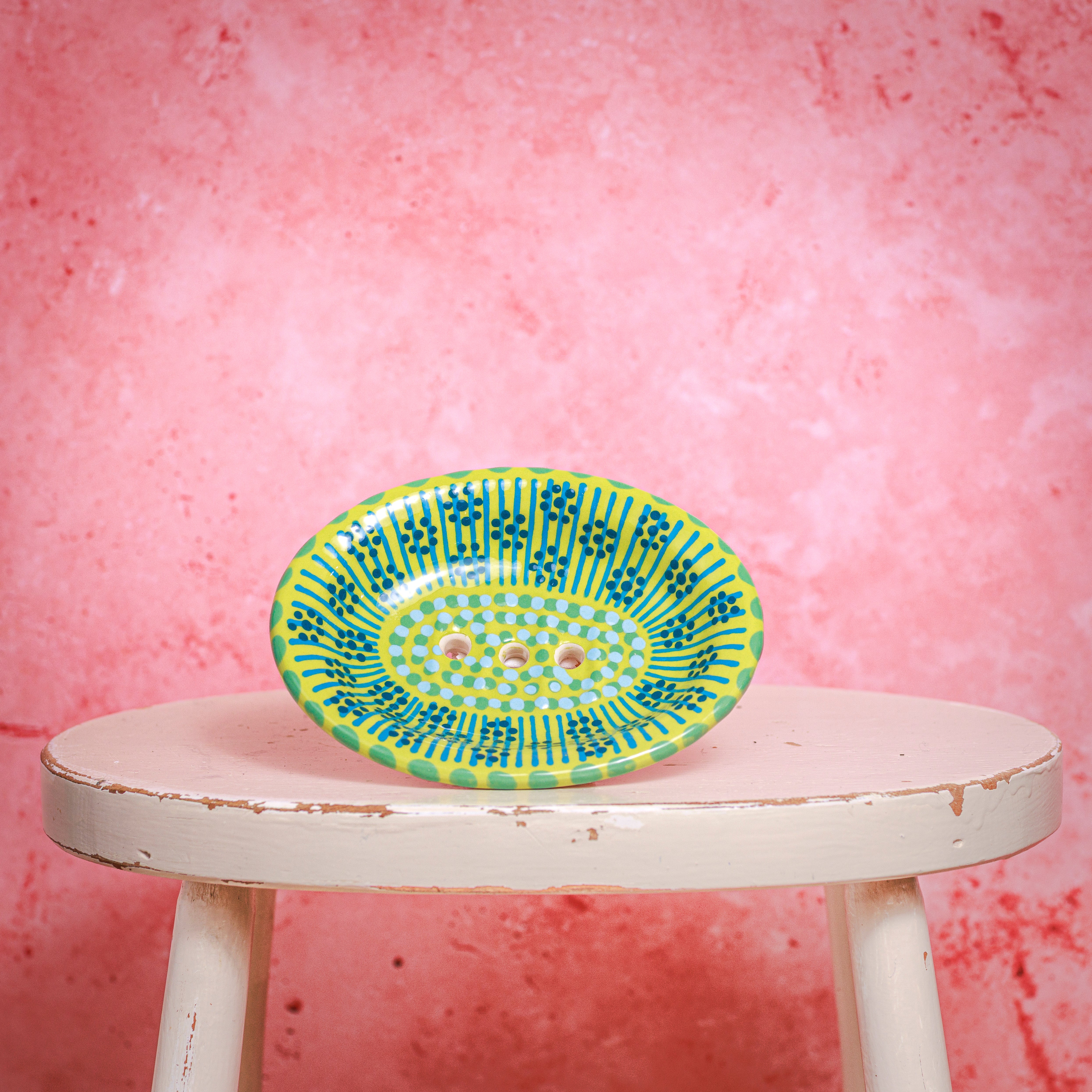 Potterswork Soap Dish - Lime Green