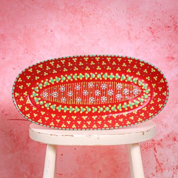 Potterswork Alice Plate - Red