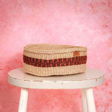 Useful Table Basket  - Rusty & Brown