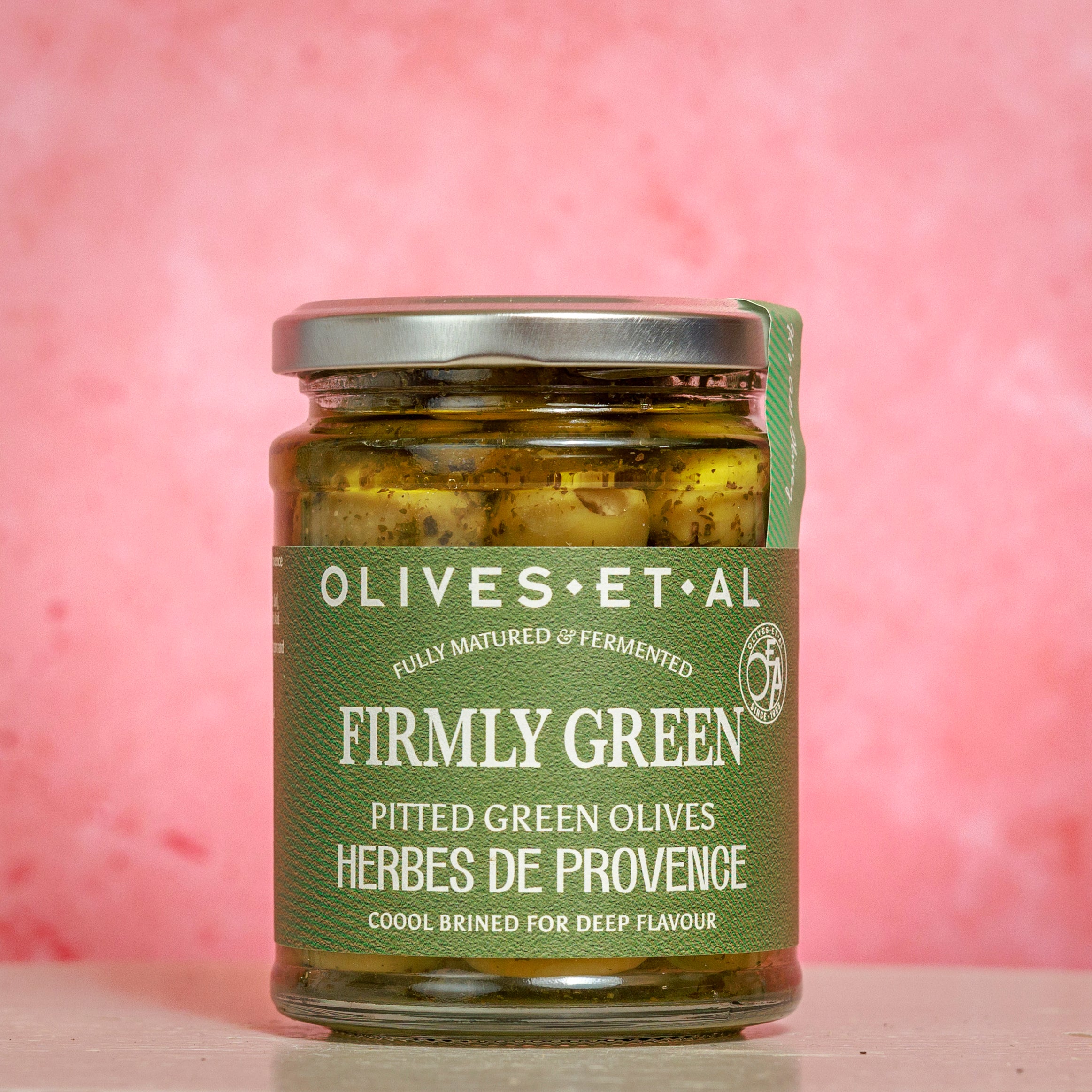 Olives et Al -  Firmly Green Pitted Amfissa Olives with Herbs de Provence