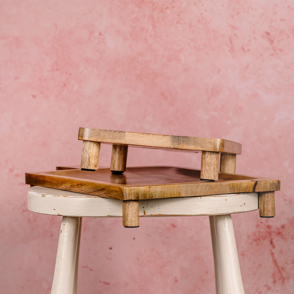 Wooden Board with Feet