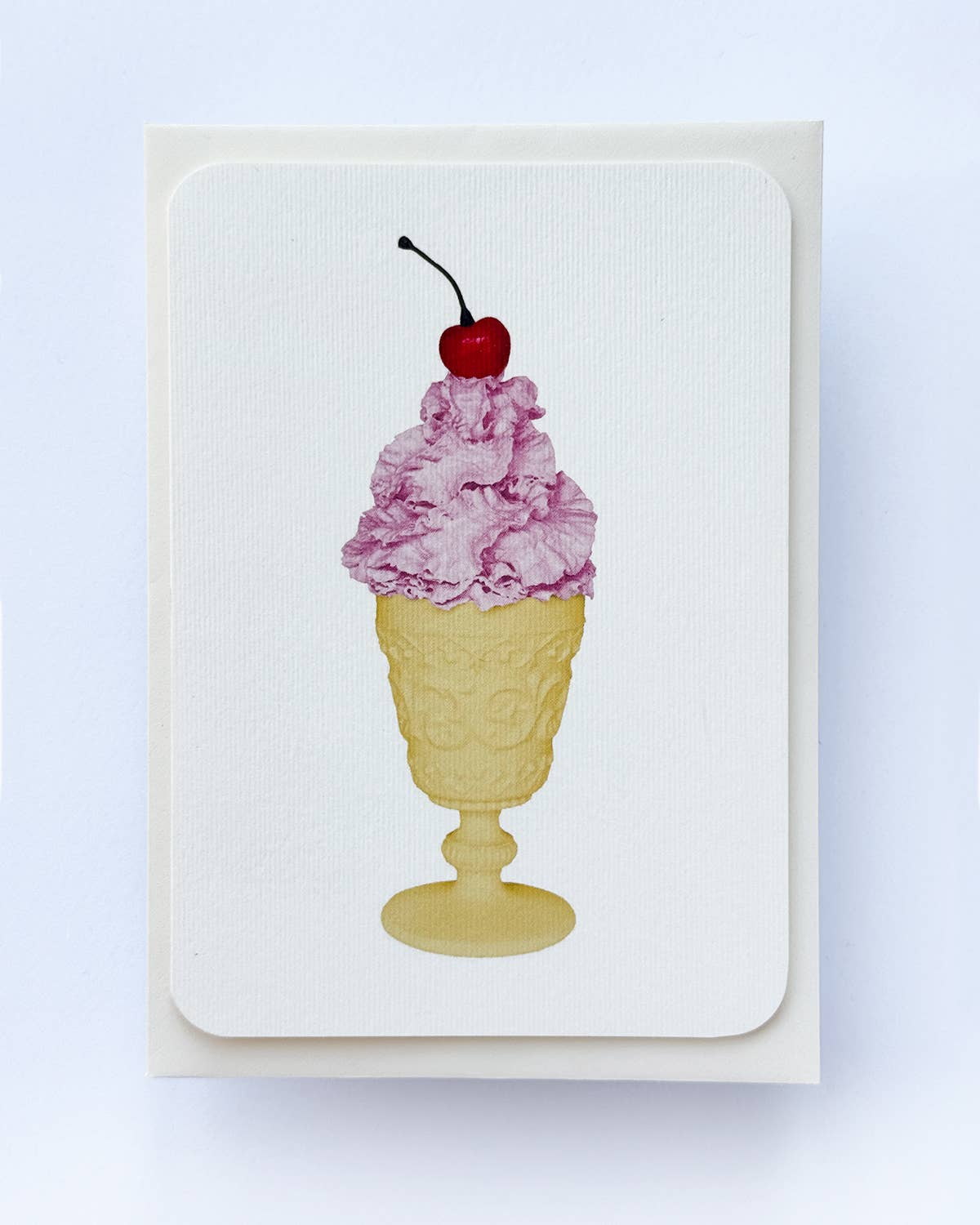 Rose Chantilly Cream Greeting Card