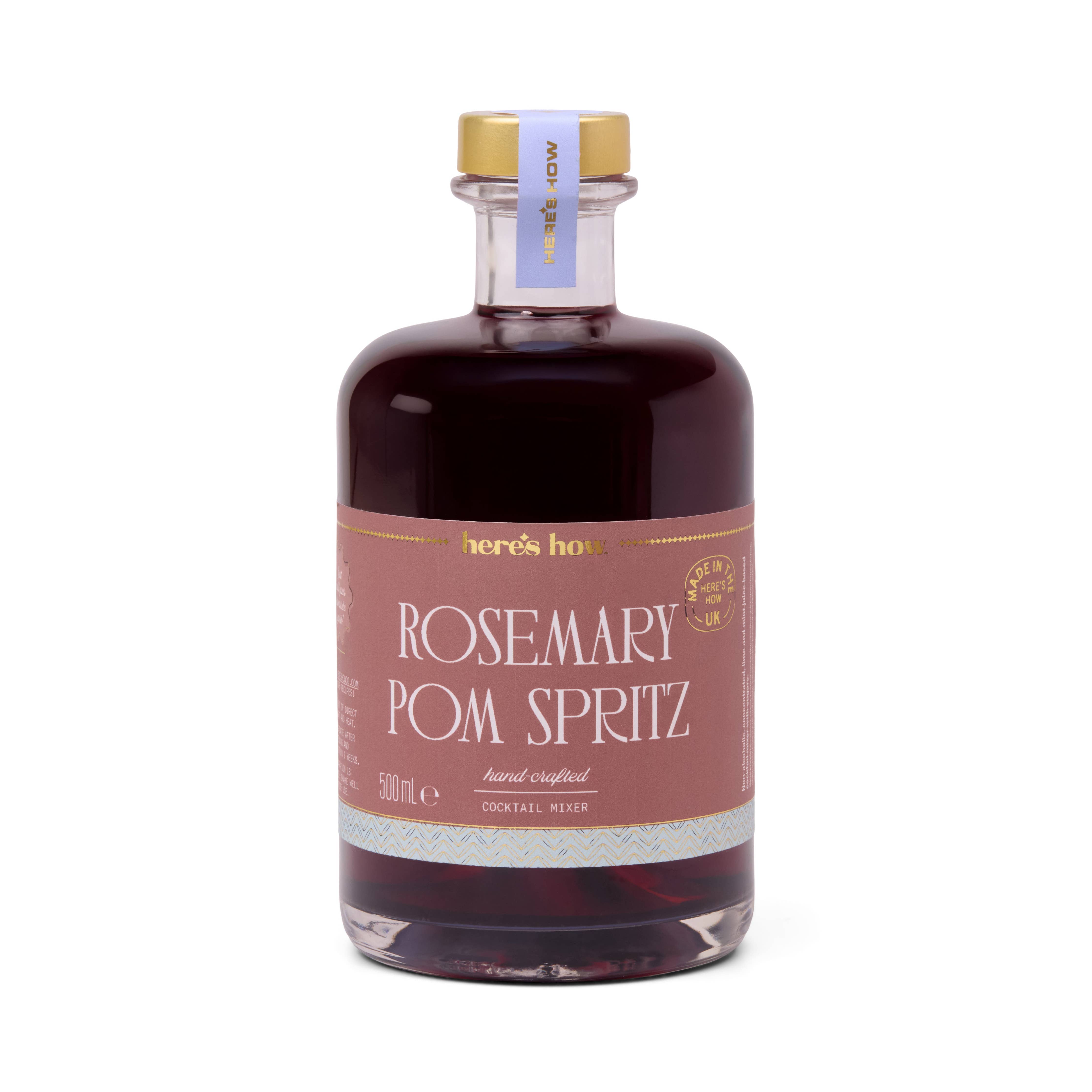 Non Alcoholic Rosemary Pom Spritz - 500ml