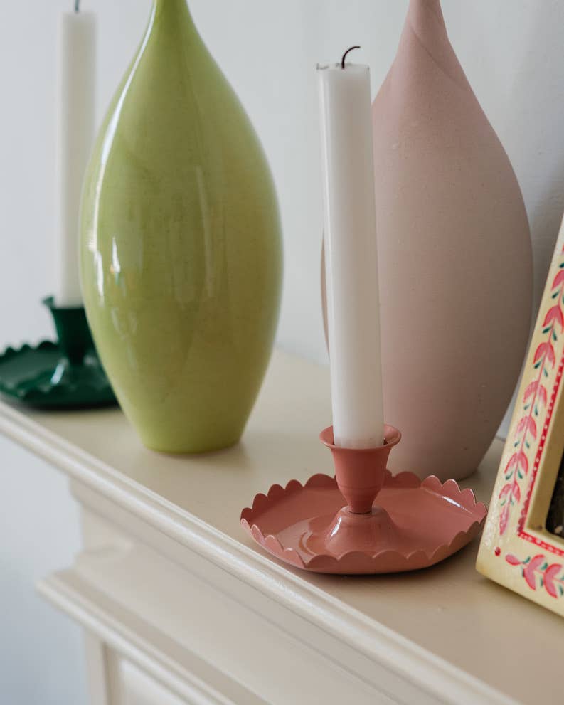 Constance and Denny's Blush candle stick holder