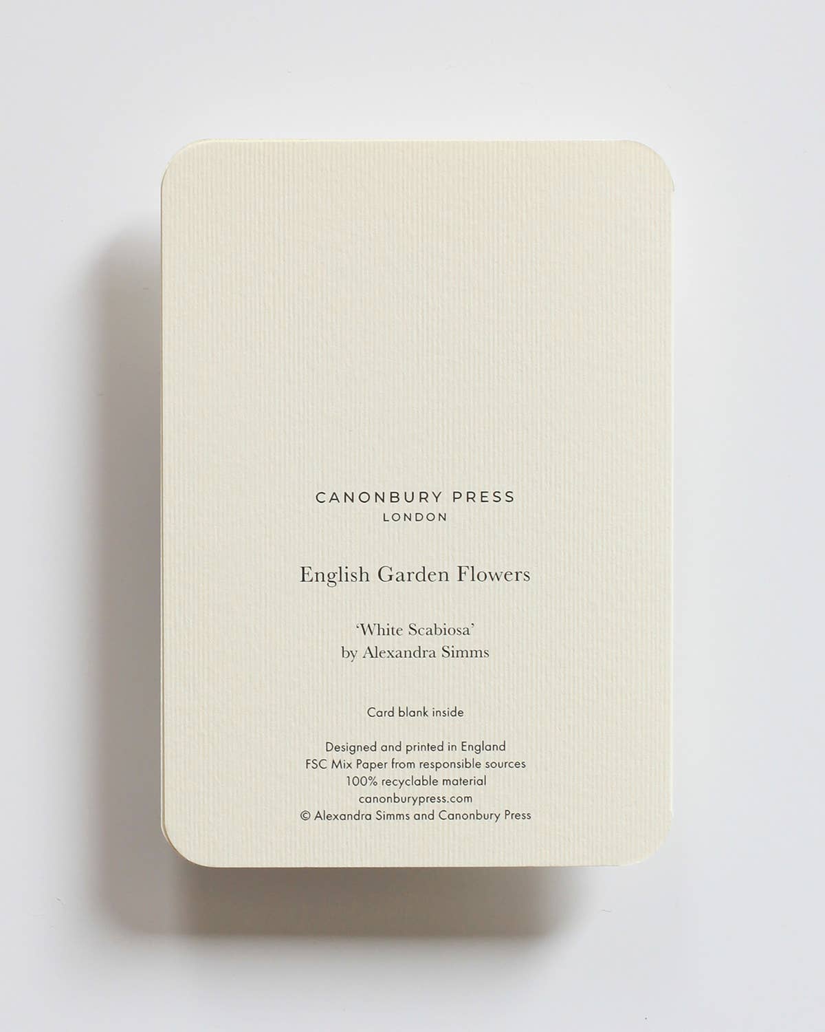 White Hellebore Greeting Card