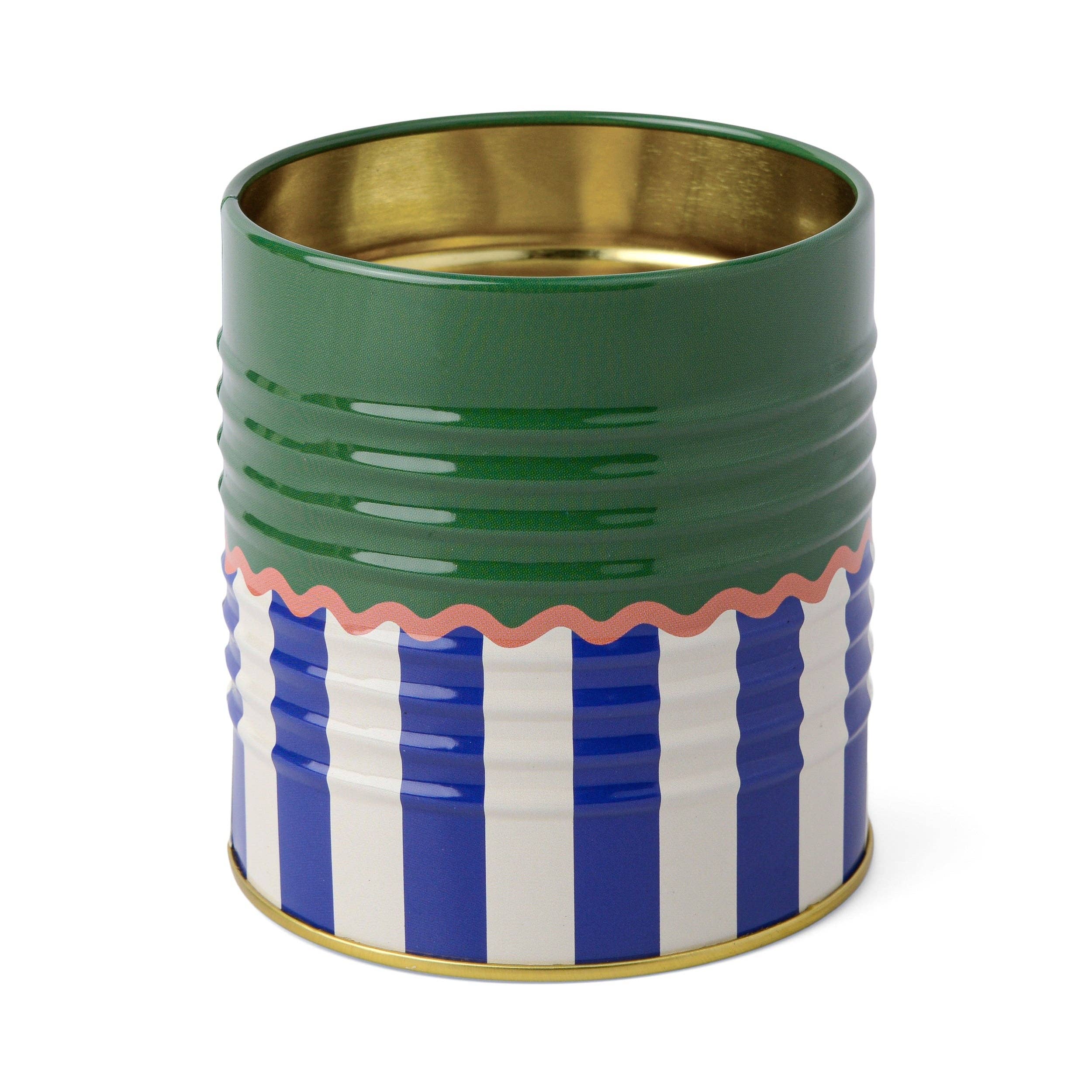 Designworks Small Striped Storage Tin