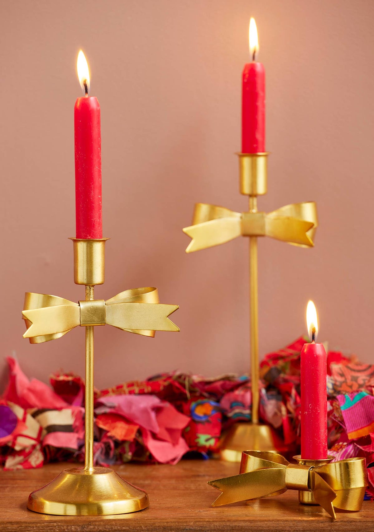 Bow Medium Candle Holder - Medium